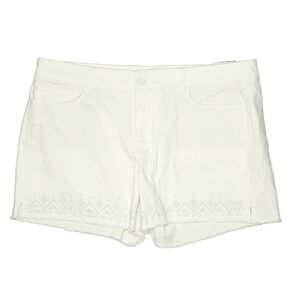 NWT White House Black Market Embellished Denim Shorts Size 14
